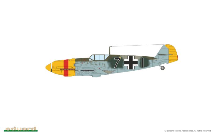 Eduard 1/72 Messerschmitt Bf-109E-4 ProfiPACK Edition EDK7033 - Image 3