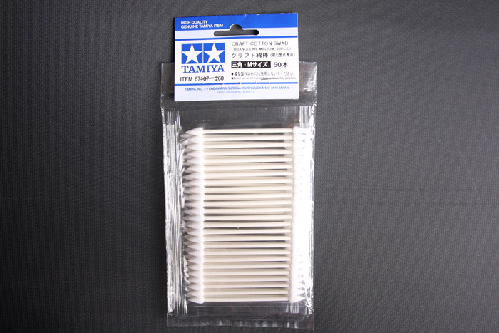Tamiya Cotton Swab (Triangle Medium X 50) - Image 2