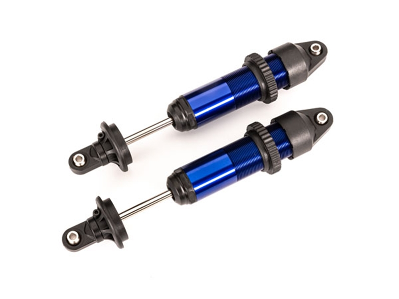 Traxxas GTX Medium Shocks (Aluminium, Blue Anodized) (2)