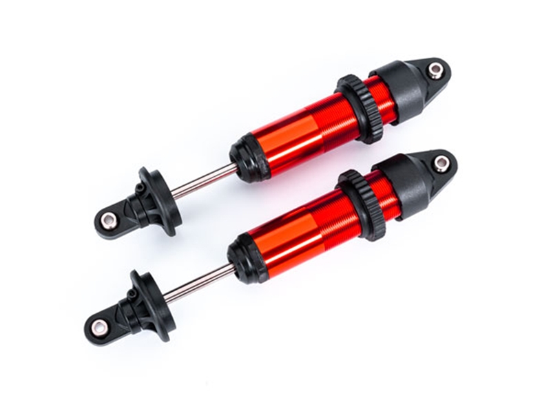 Traxxas GTX Medium Shocks (Aluminium, Red Anodized) (2)