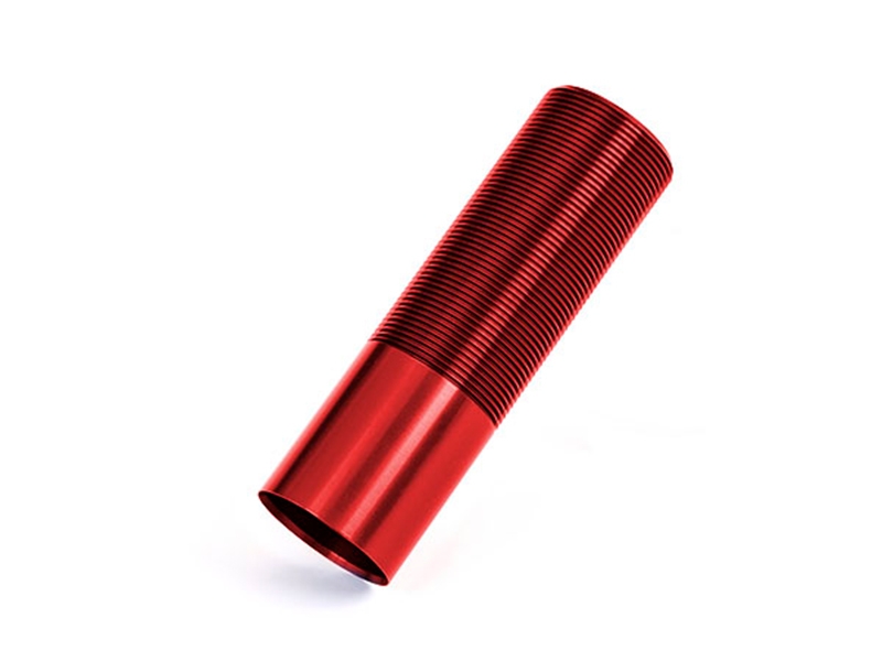 Traxxas Medium GTX Shock Body (Aluminium Red Anodized) (1)