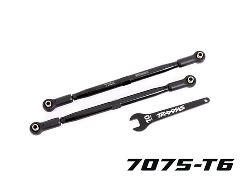 Traxxas X-Maxx WideMaxx Front Toe Links - Tubes Black Anodized (2)