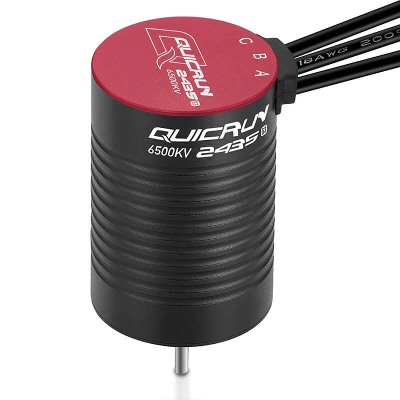 HOBBYWING QUICRUN 2435-6500KV G3 MOTOR 1/18TH (2.0MM SHAFT)