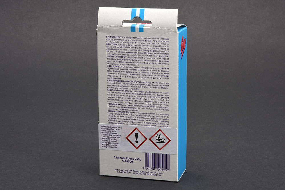 Grip 5 Minute Epoxy - 250g - Image 3
