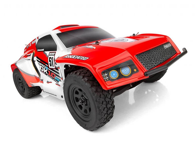 Associated Pro2 DK10SW Dakar 1/10 Buggy RTR Red/White AS90039 - Image 4