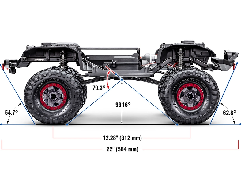 Traxxas TRX-4 Sport Hightrail Edition - Grey TRX82044-4-GRAY - Image 3