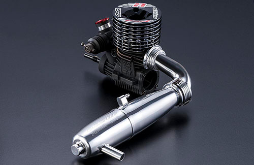 O.S. Speed R2103 & T-2080SC Tuned Pipe Combo - .21 On-Road Competition Engine L-OS1AY01