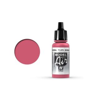 AV Vallejo Model Air 17ml Signal Red (Metallic) VAL070