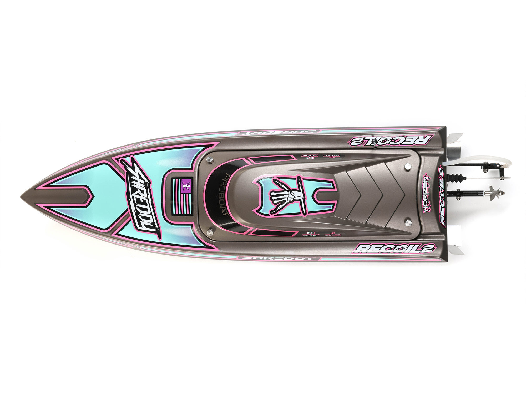 Recoil 2 V2 26" Self-Righting Brushless Deep-V RTR, Shreddy - Image 3