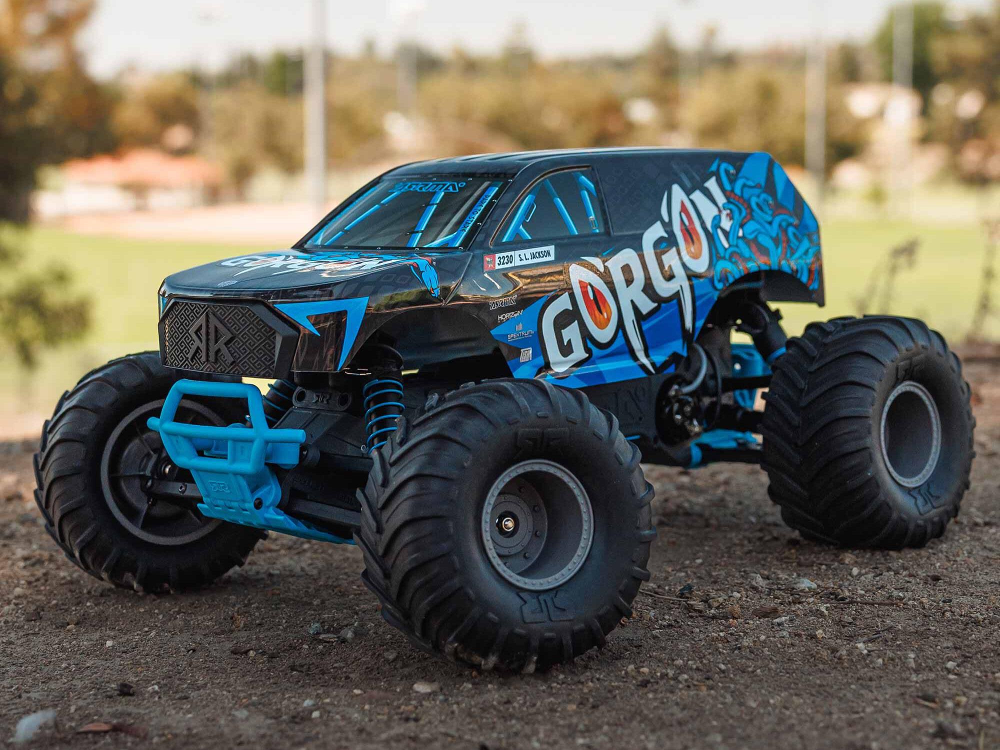 1/10 GORGON MEGA 550 2WD MT (no Battery/Charger) Blue - Image 12