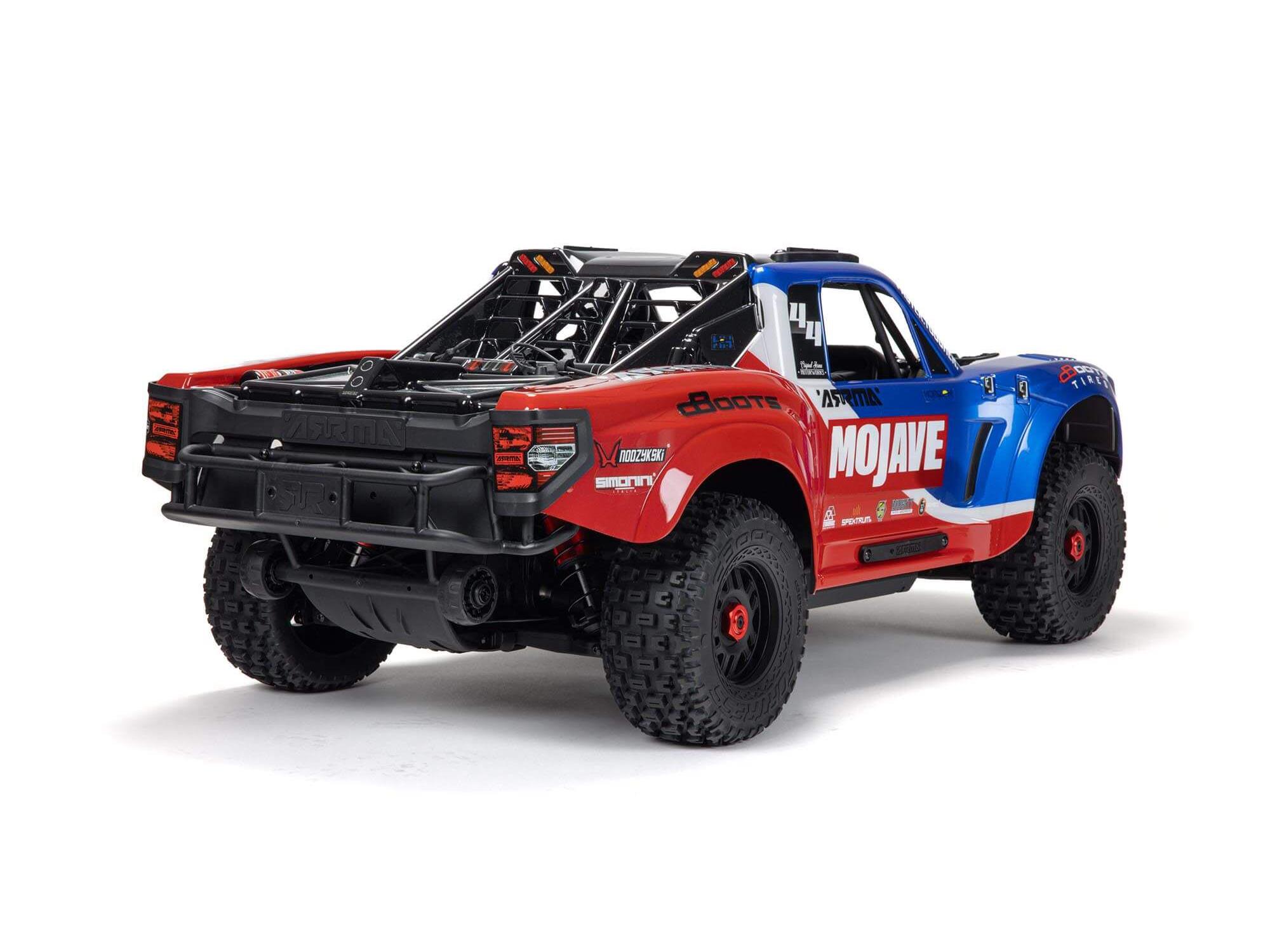 Arrma 1/8 MOJAVE 4S 4X4 BLX DT (with Centre Diff) RTR Blue C-ARA4404T2 - Image 2