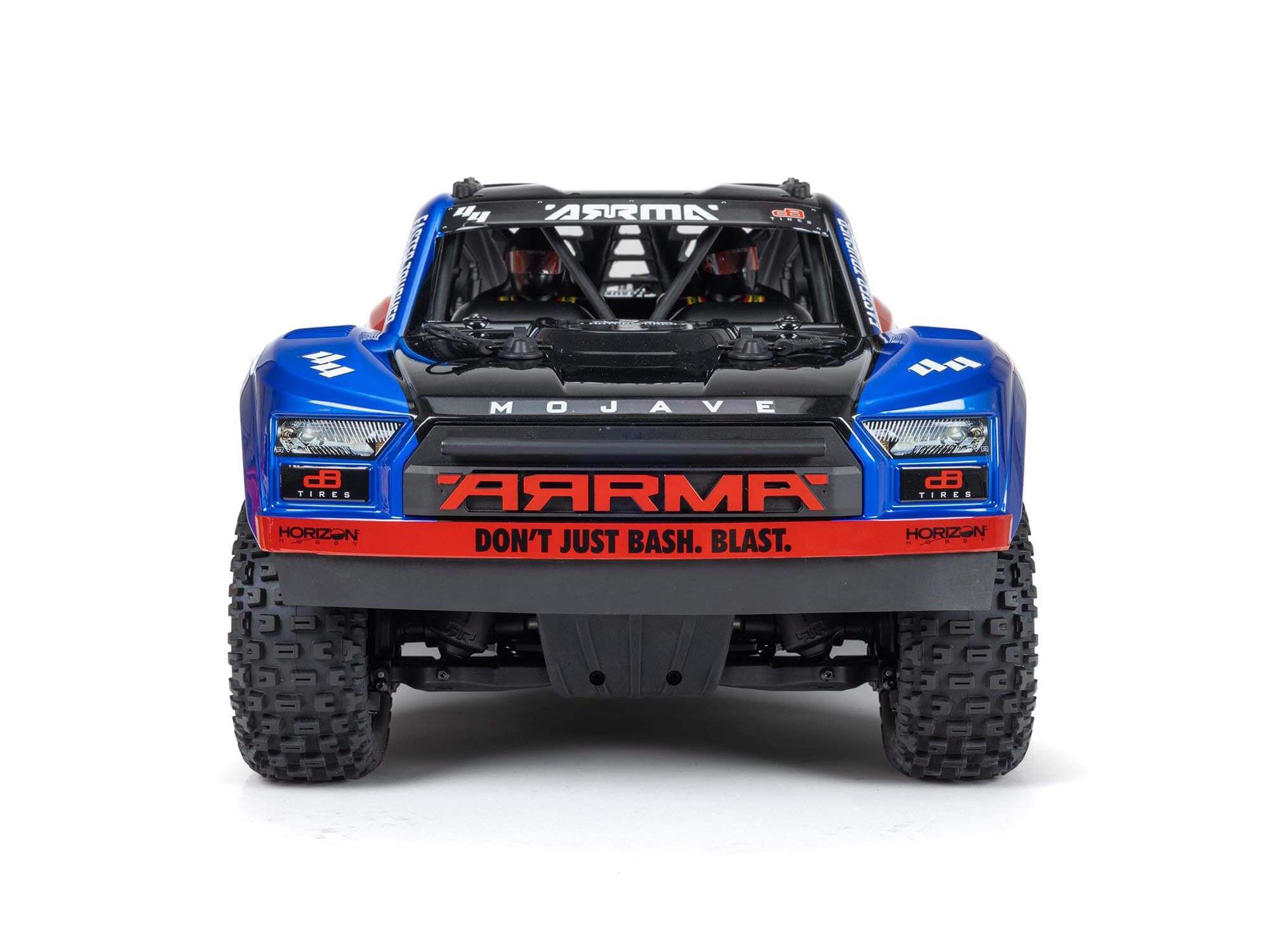 Arrma 1/8 MOJAVE 4S 4X4 BLX DT (with Centre Diff) RTR Blue C-ARA4404T2 - Image 5