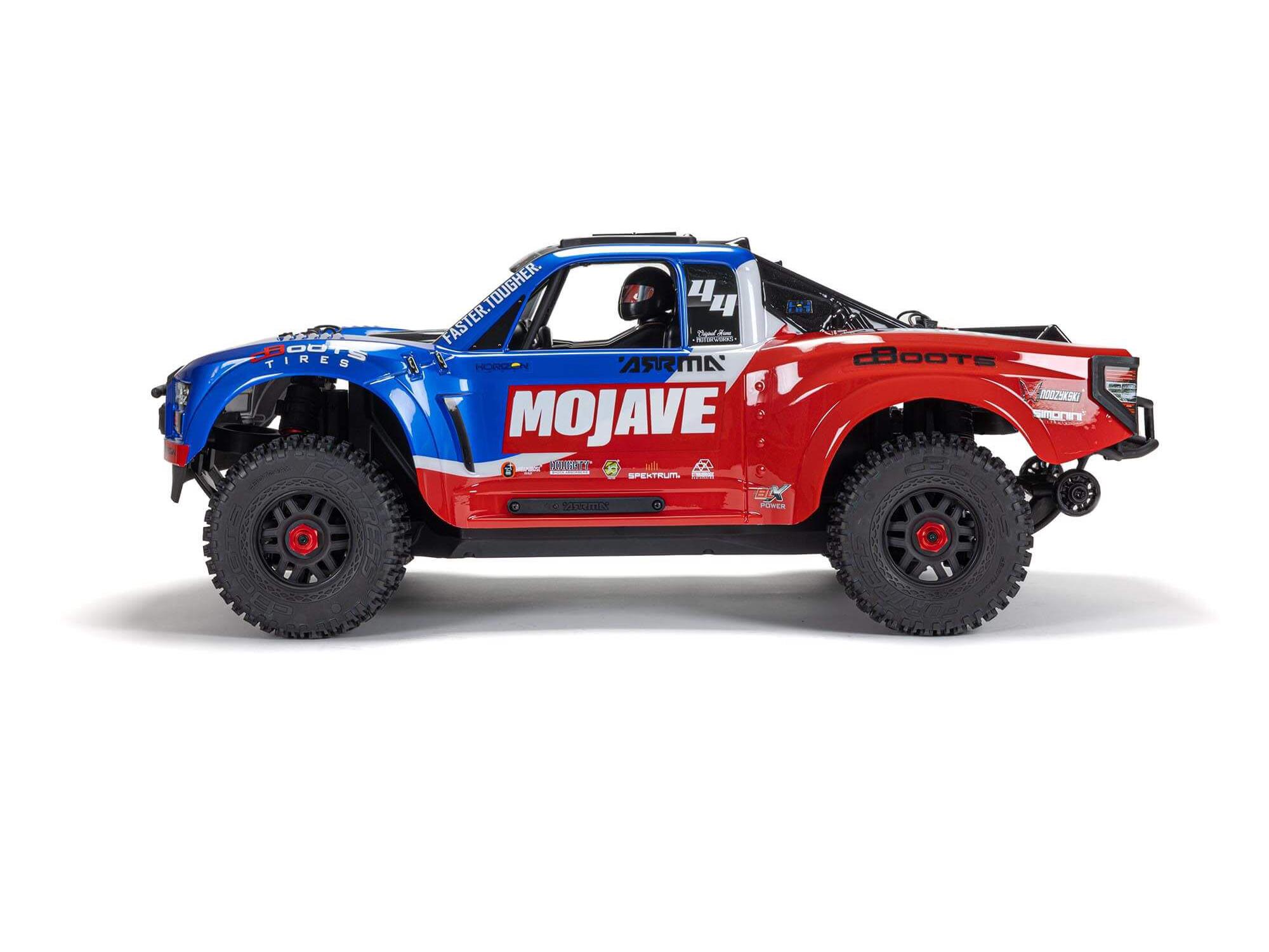 Arrma 1/8 MOJAVE 4S 4X4 BLX DT (with Centre Diff) RTR Blue C-ARA4404T2 - Image 6