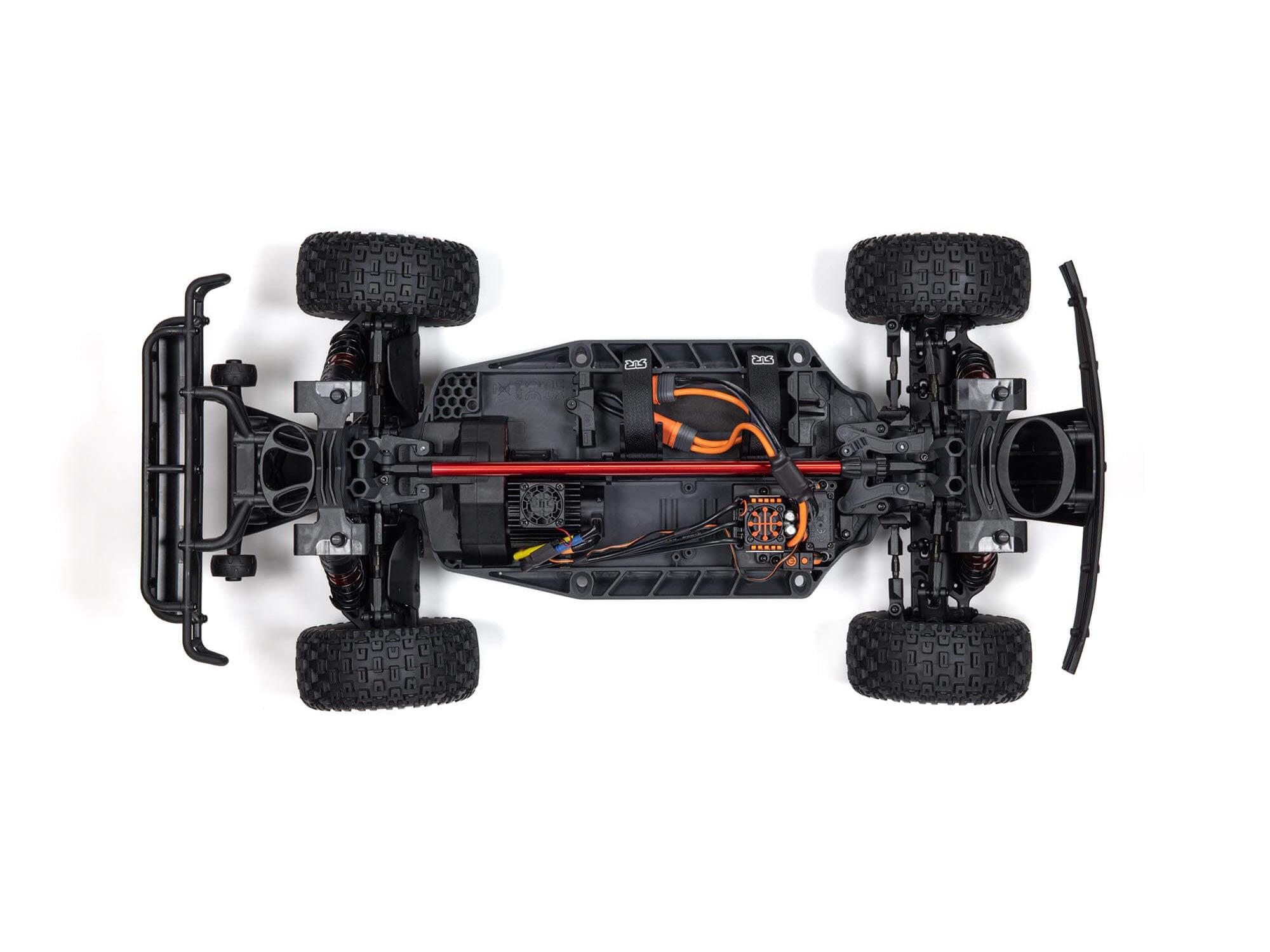 Arrma 1/8 MOJAVE 4S 4X4 BLX DT (with Centre Diff) RTR Blue C-ARA4404T2 - Image 10