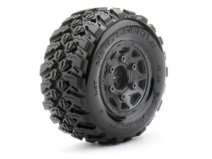 JetKo Extreme SC King Cobra Tyres on TRX Slash Black Rims (2) Slash 4x4 F/R - Slash 2wd R