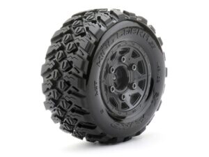 JetKo Extreme SC King Cobra Tyres on TRX Slash 2wd Front Black Rims (2)
