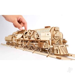 UGears V-Express Steam Train With Tender UGR70058