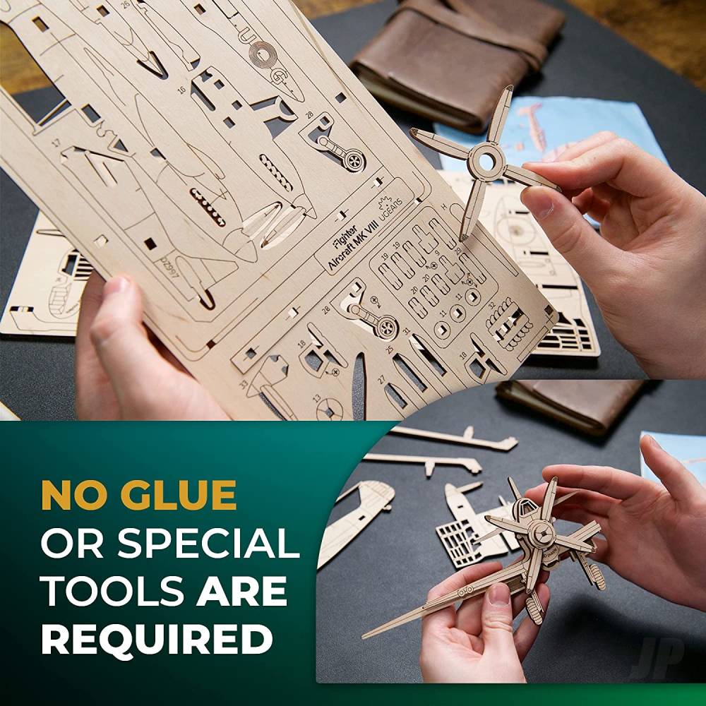 UGears Fighter Aircraft 2.5D Puzzle UGR70196