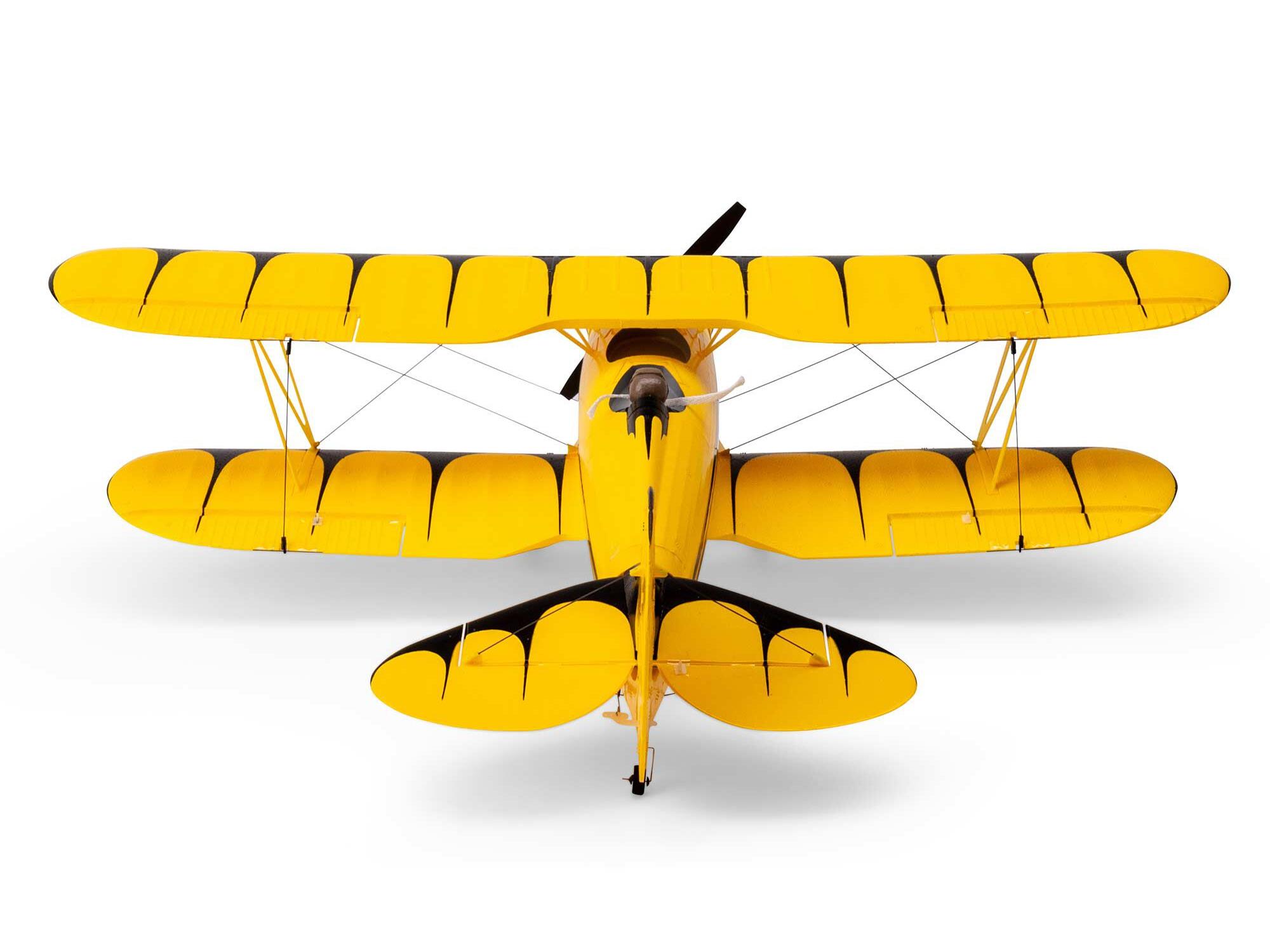 E-FLite UMX WACO Yellow BNF Basic with AS3X and SAFE Select EFLU53550Y
