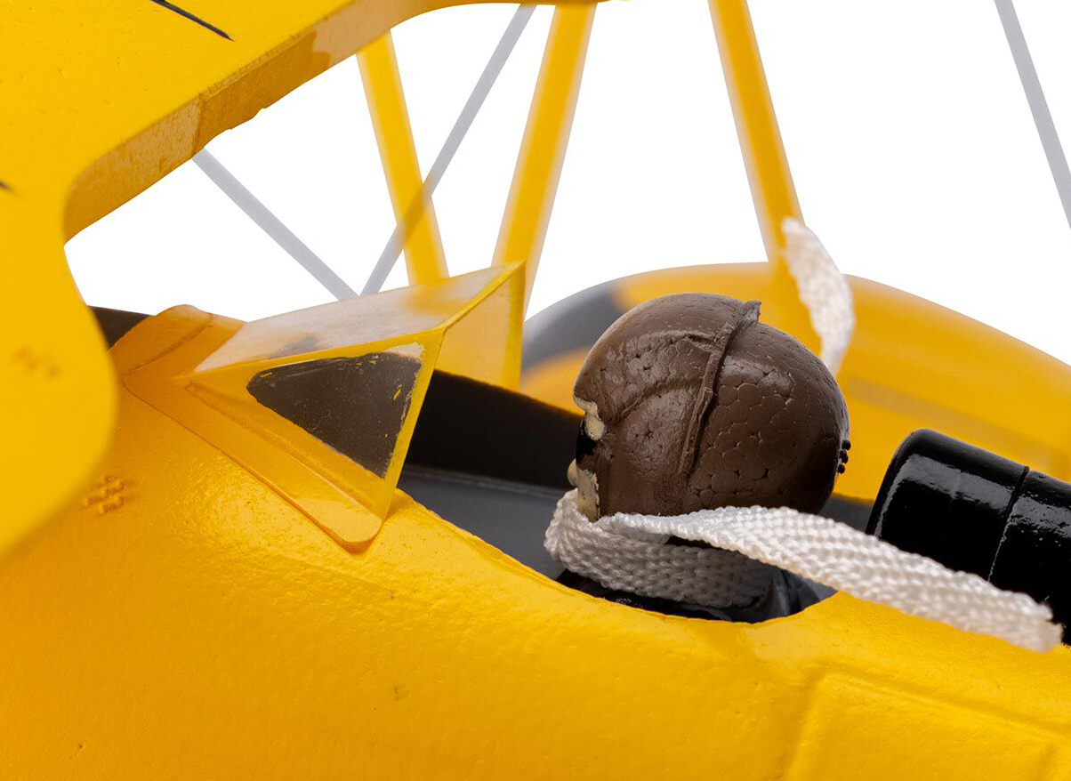 E-FLite UMX WACO Yellow BNF Basic with AS3X and SAFE Select EFLU53550Y