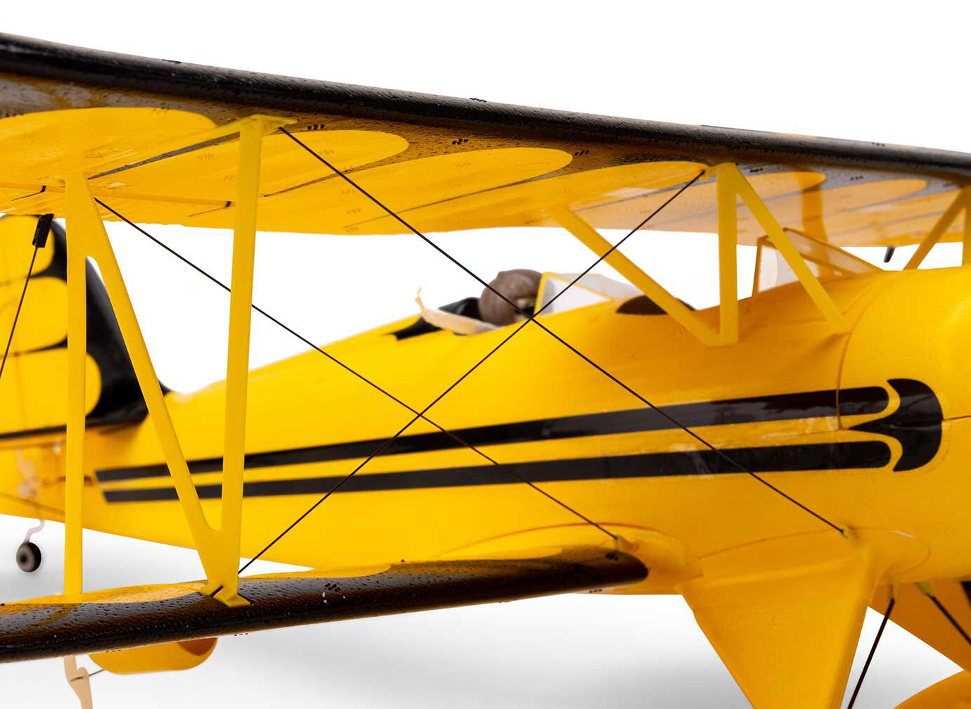 E-FLite UMX WACO Yellow BNF Basic with AS3X and SAFE Select EFLU53550Y