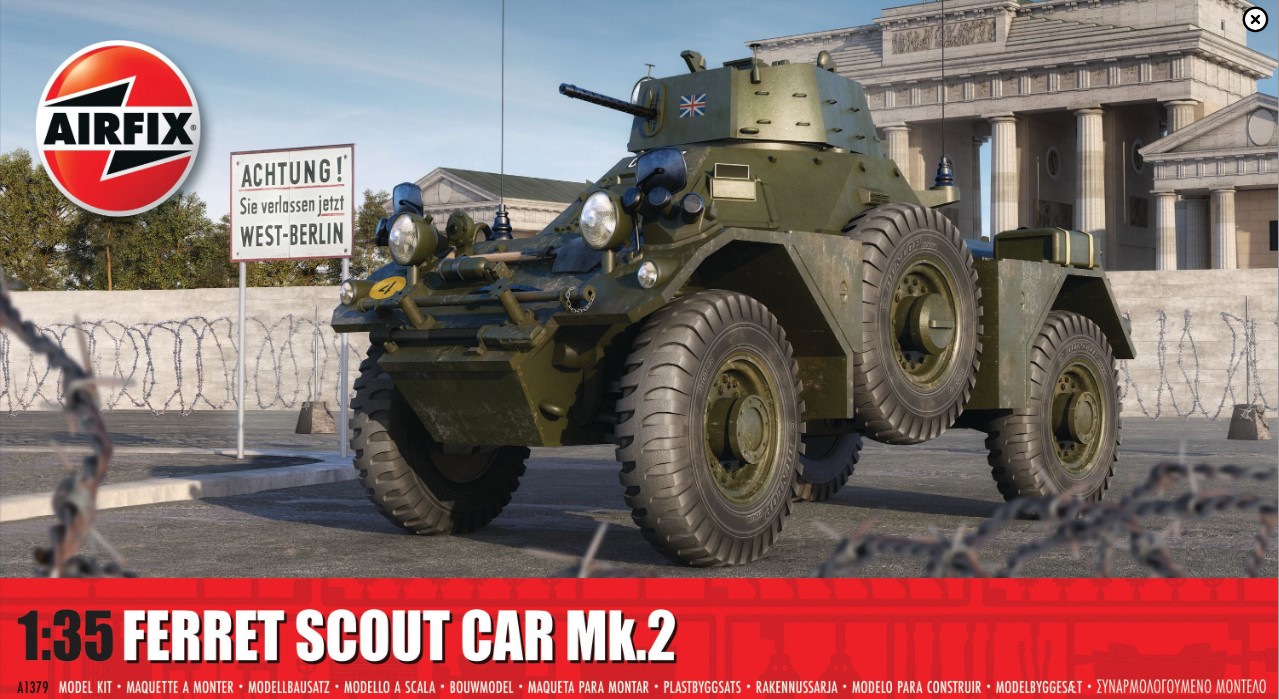 AIRFIX Ferret Scout Car Mk.2 1/35 A1379
