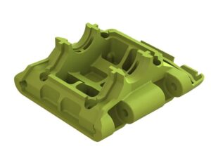 Arrma Gorgon Rear Lower Skid/Gearbox Mount (1pc) Fluoro Yellow