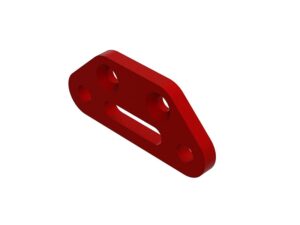 Arrma Gorgon Aluminum Front Suspension Mount (Red)