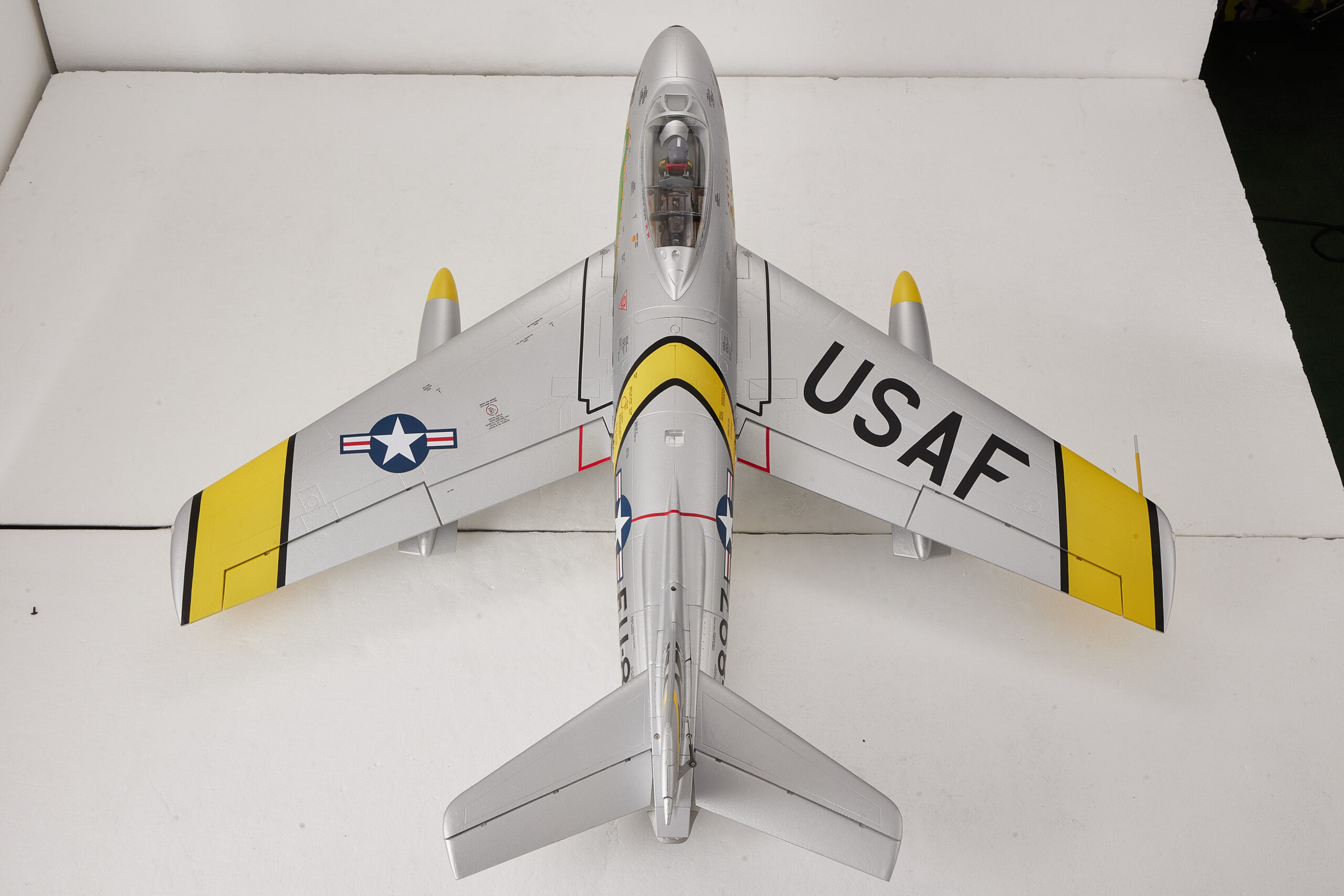 FMS 80MM F-86 THE HUFF PNP SILVER FMS143PSL