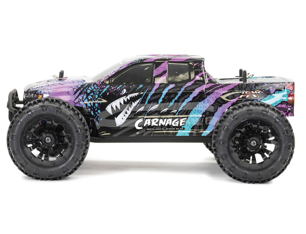 FTX CARNAGE 2.0 BRUSHLESS TRUCK 1/10 4WD RTR WITH LIPO BATTERY & CHARGER