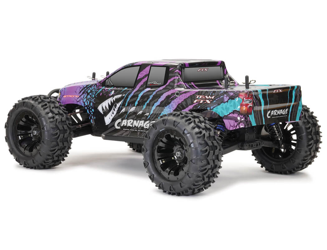 FTX CARNAGE 2.0 BRUSHLESS TRUCK 1/10 4WD RTR WITH LIPO BATTERY & CHARGER