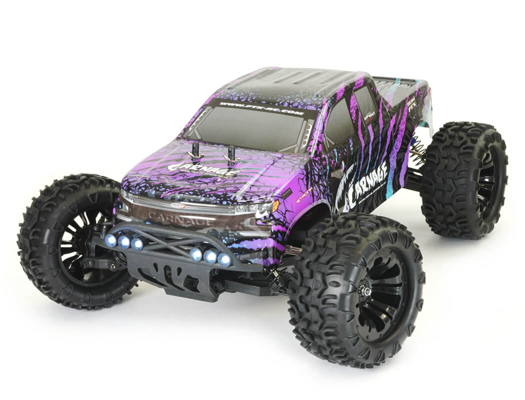 FTX CARNAGE 2.0 BRUSHLESS TRUCK 1/10 4WD RTR WITH LIPO BATTERY & CHARGER