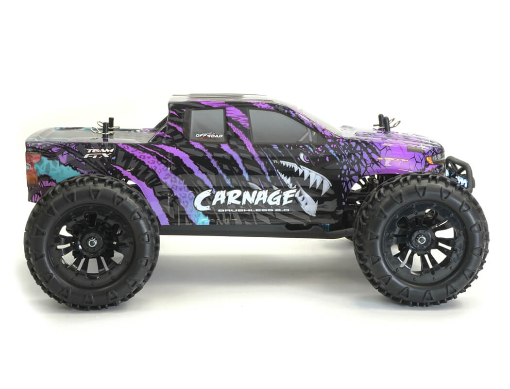 FTX CARNAGE 2.0 BRUSHLESS TRUCK 1/10 4WD RTR WITH LIPO BATTERY & CHARGER