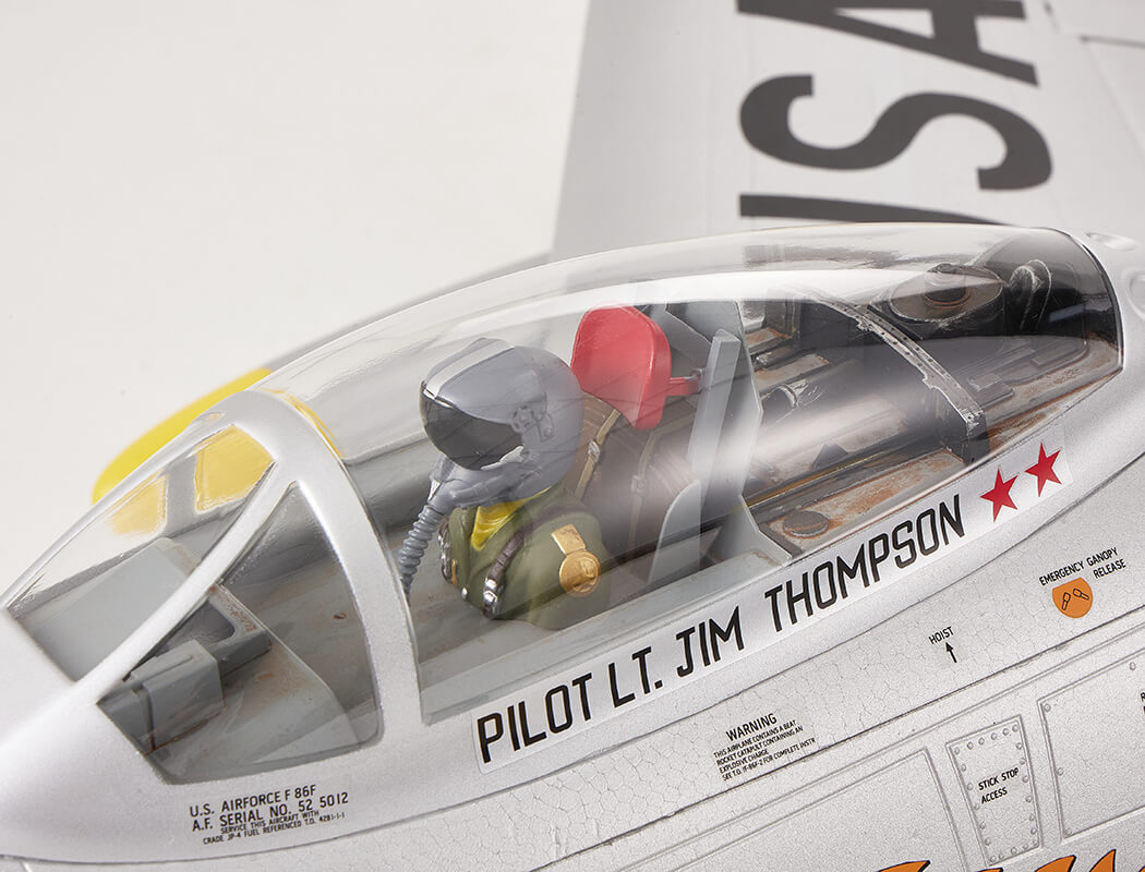 FMS 80MM F-86 THE HUFF PNP SILVER FMS143PSL