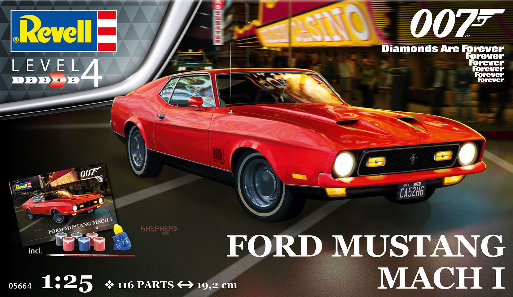 Revell James Bond "Ford Mustang Mach 1" Gift Set 1/24 05664