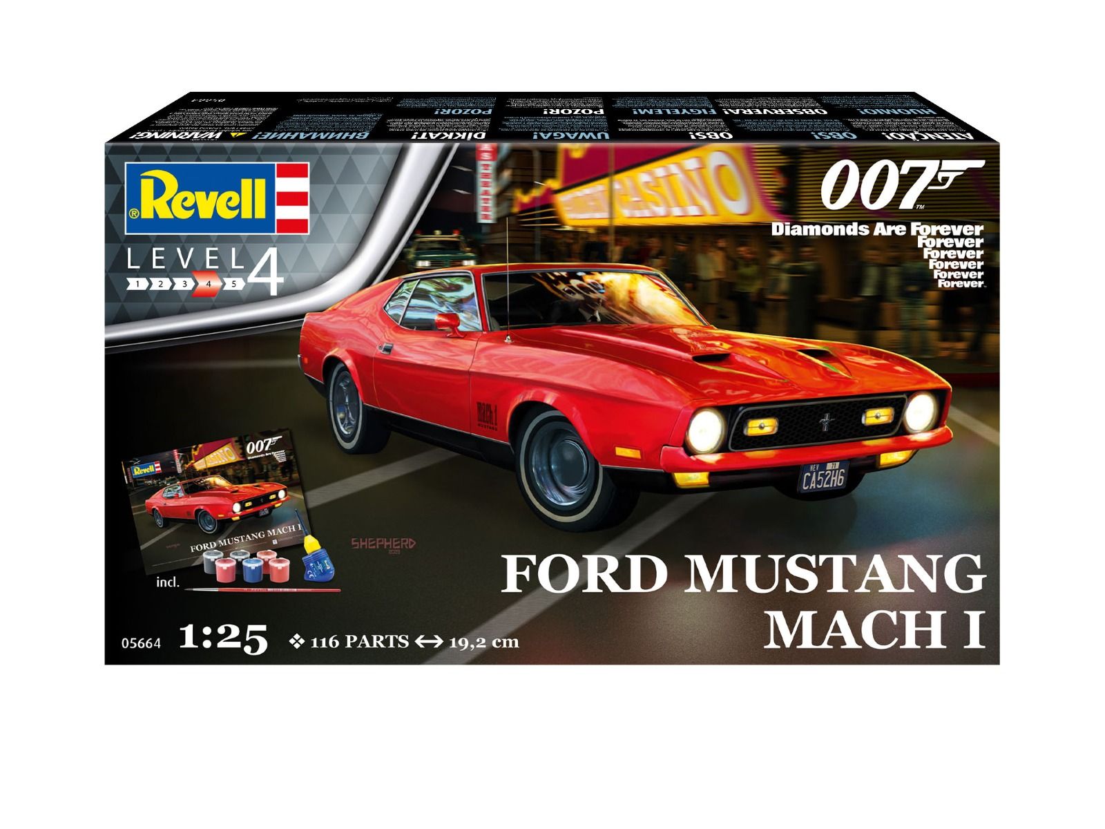 Revell James Bond "Ford Mustang Mach 1" Gift Set 1/24 05664