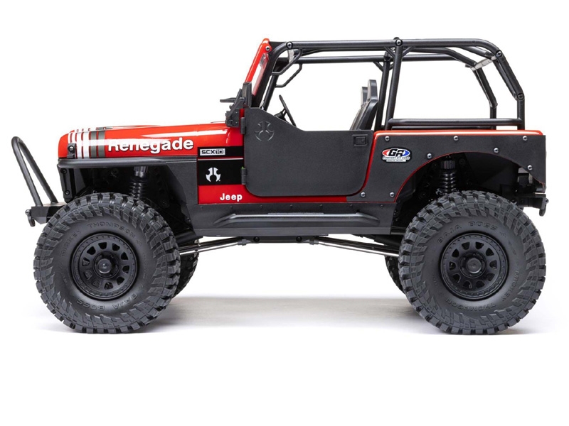 Axial 1/10 SCX10 III Jeep CJ-7 4WD Brushed RTR - Red