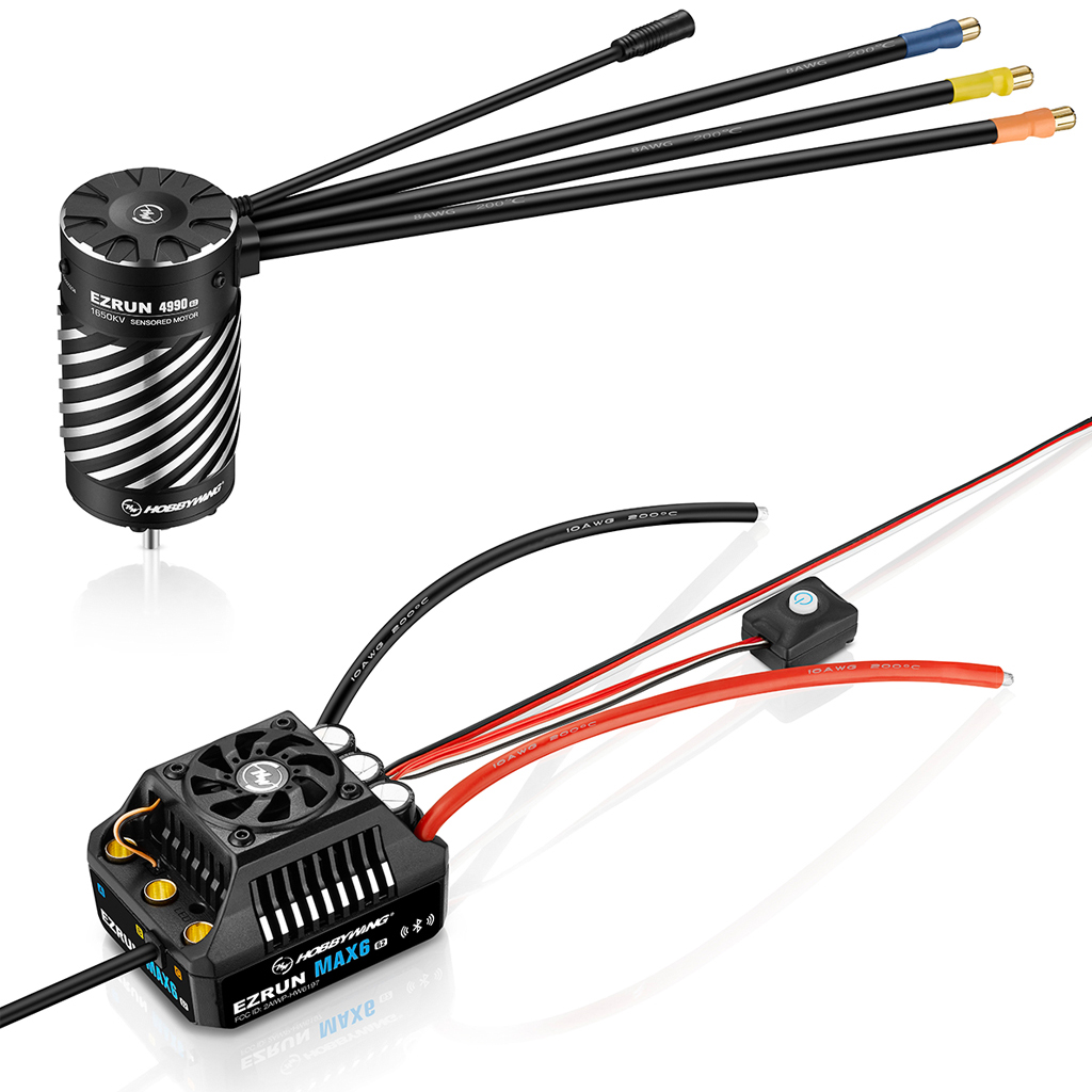 Hobbywing EZRUN Combo MAX6 G2 - 4990SD 1650KV G2