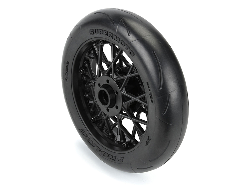1/4 Supermoto S3 Motorcycle Front Tire MTD Black (1): PROMOT - Image 4