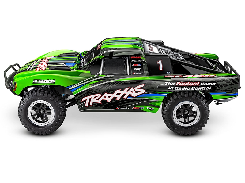 Traxxas Slash BL-2S 1:10 RTR Brushless SCT Short Course Truck - Green - Image 2