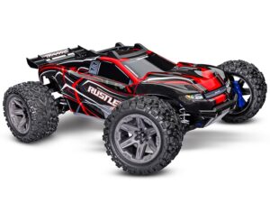 Traxxas Rustler 4x4 BL-2S 1:10 4WD RTR Brushless Stadium Truck - Red