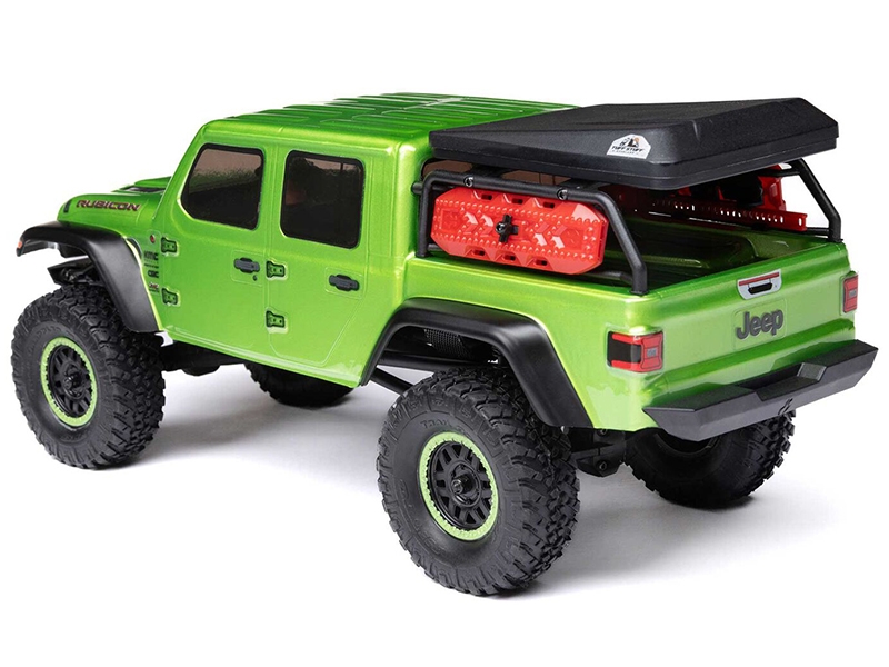1/24 SCX24 Jeep JT Gladiator 4WD Rock Crawler RTR Green - Image 2