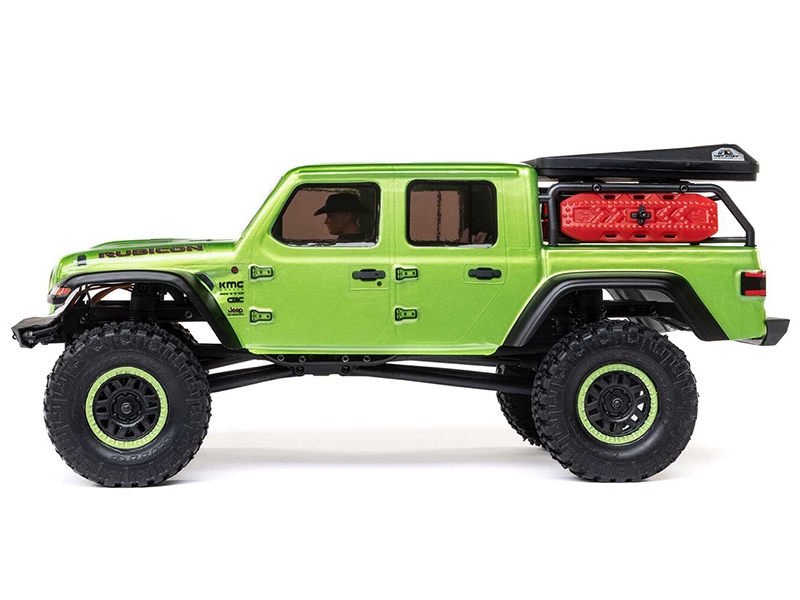 1/24 SCX24 Jeep JT Gladiator 4WD Rock Crawler RTR Green - Image 3