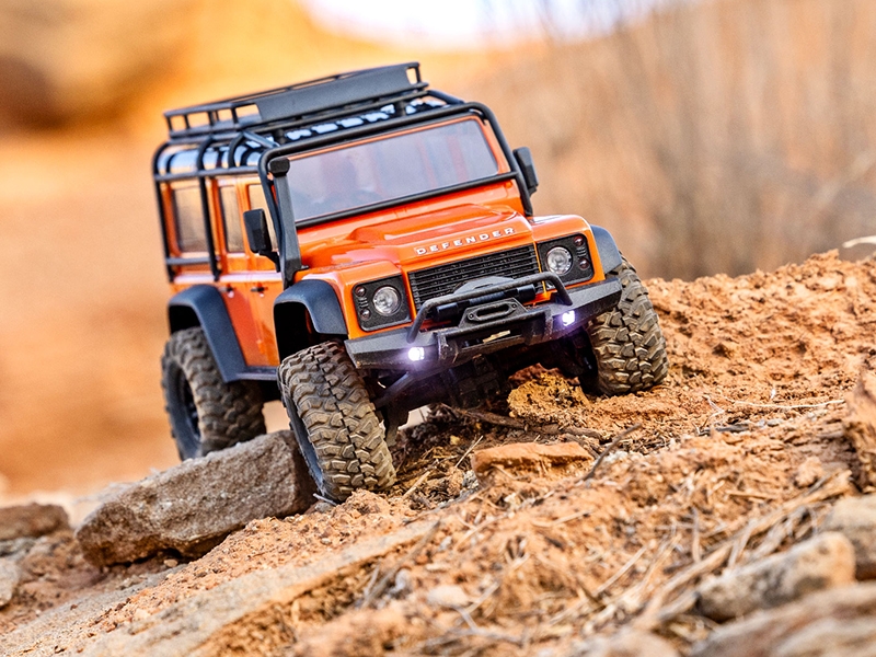 Traxxas TRX-4m Orange Land Rover Defender 1:18 RTR 4x4 Trail Truck