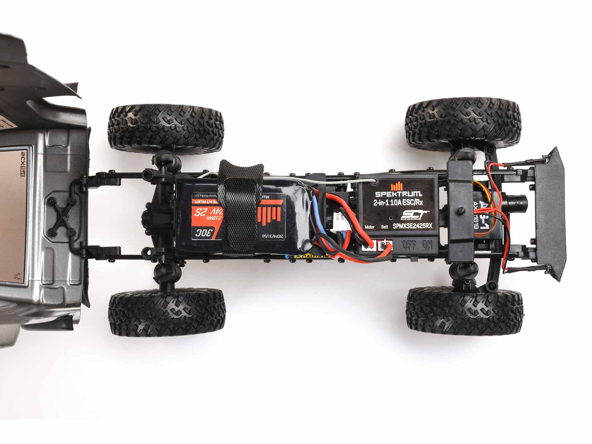 1/24 SCX24 Jeep Wrangler JLU 4WD Rock Crawler RTR Green - Image 12