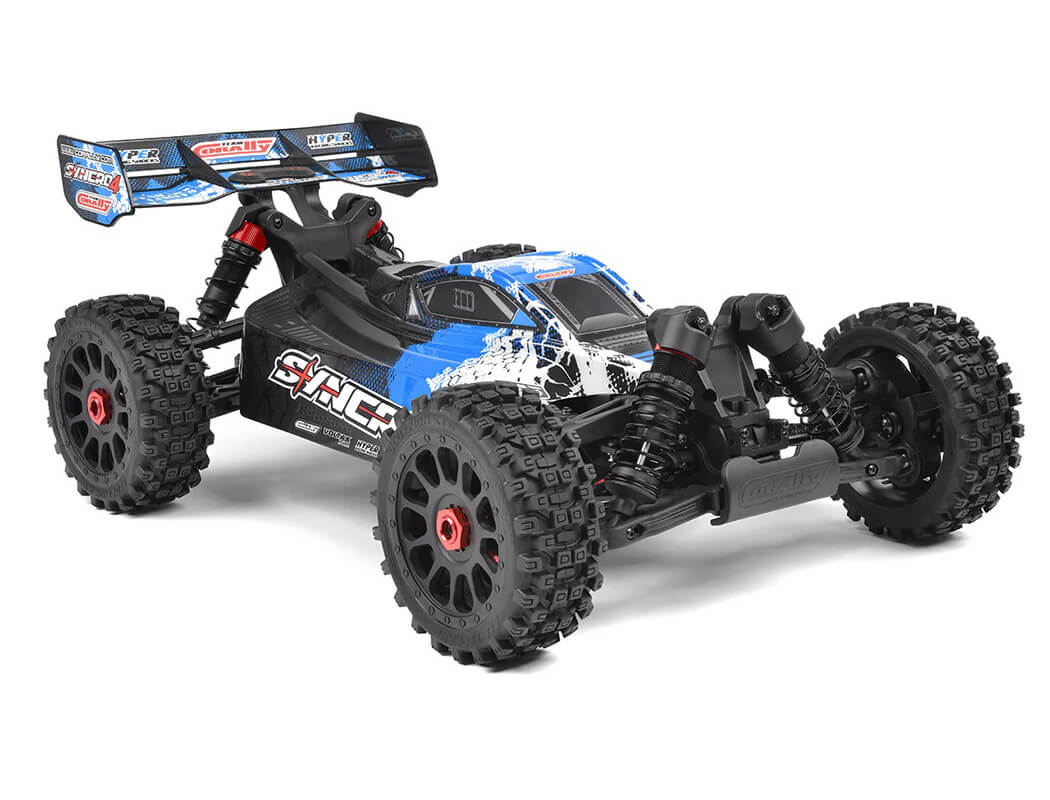 Corally Syncro-4 1/8 Brushless 4S Basher Buggy RTR - Blue - Image 15