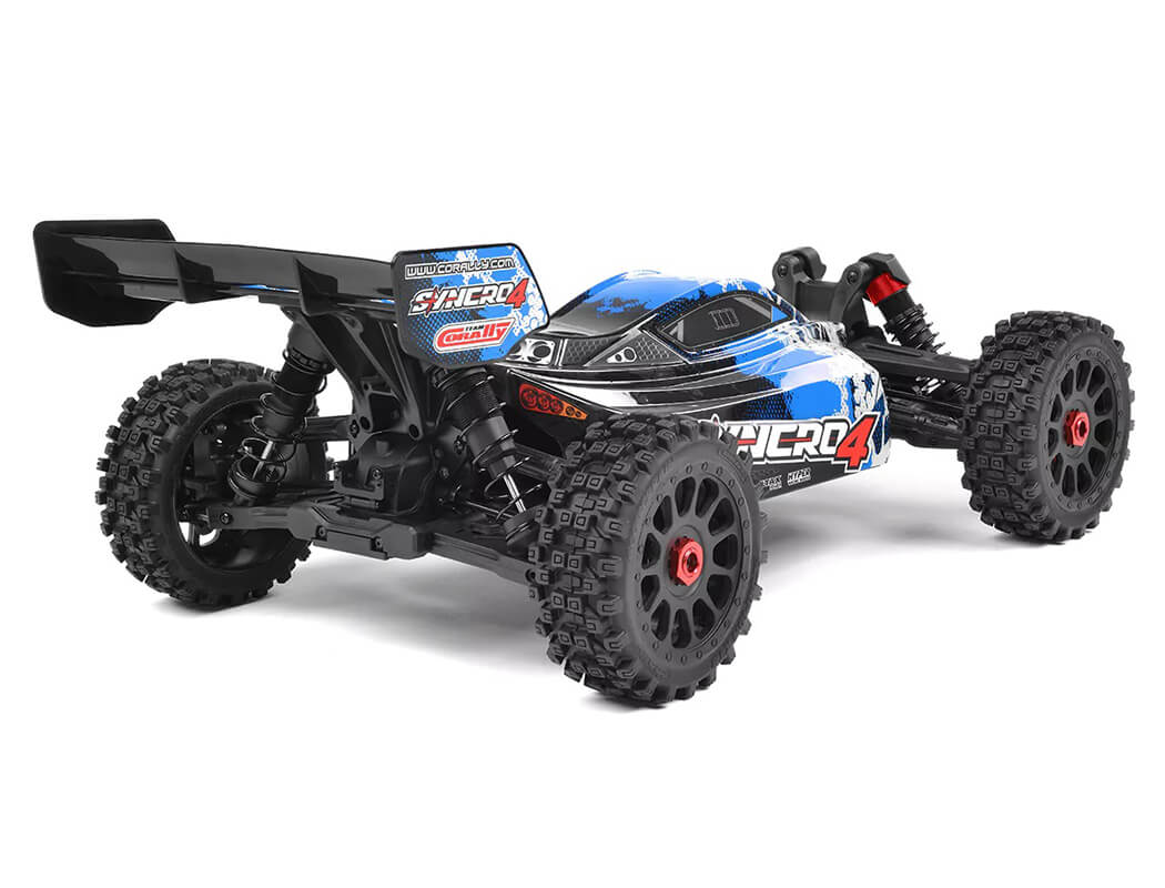 Corally Syncro-4 1/8 Brushless 4S Basher Buggy RTR - Blue - Image 16