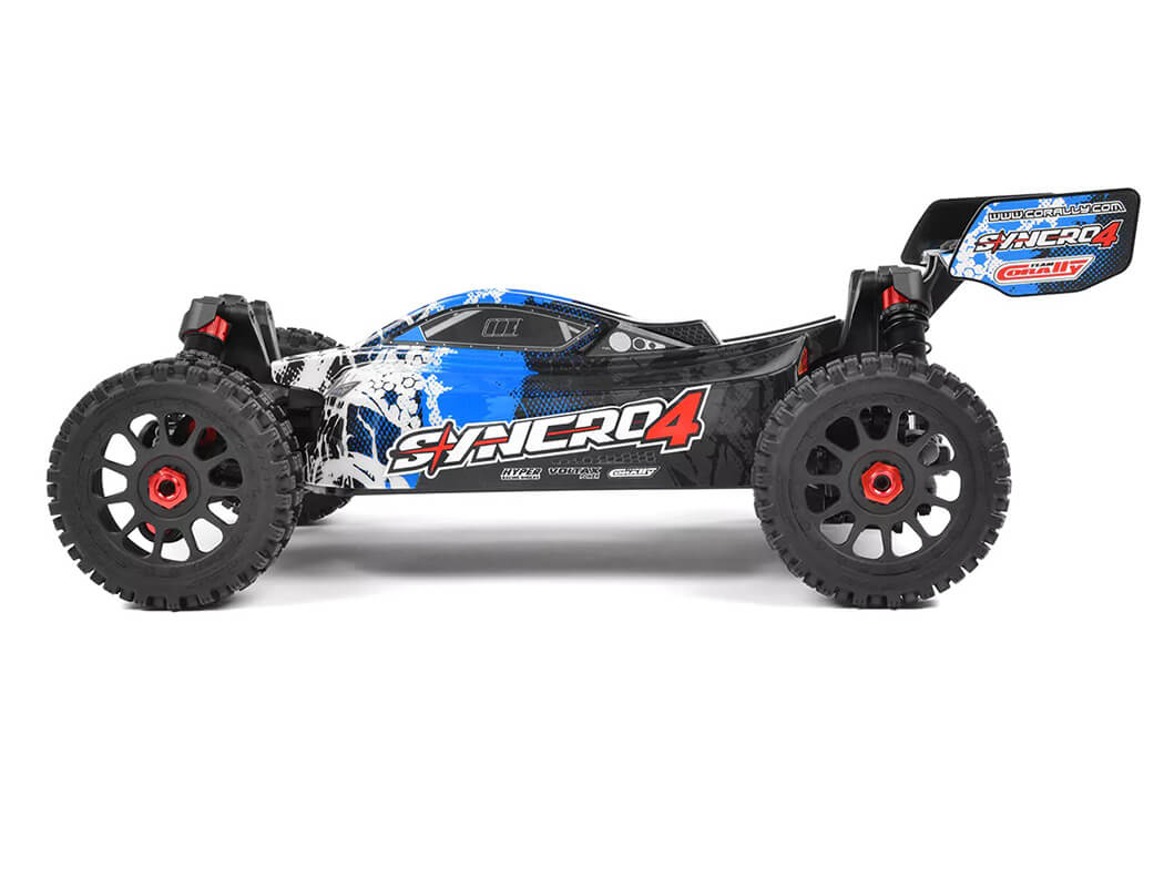Corally Syncro-4 1/8 Brushless 4S Basher Buggy RTR - Blue - Image 18