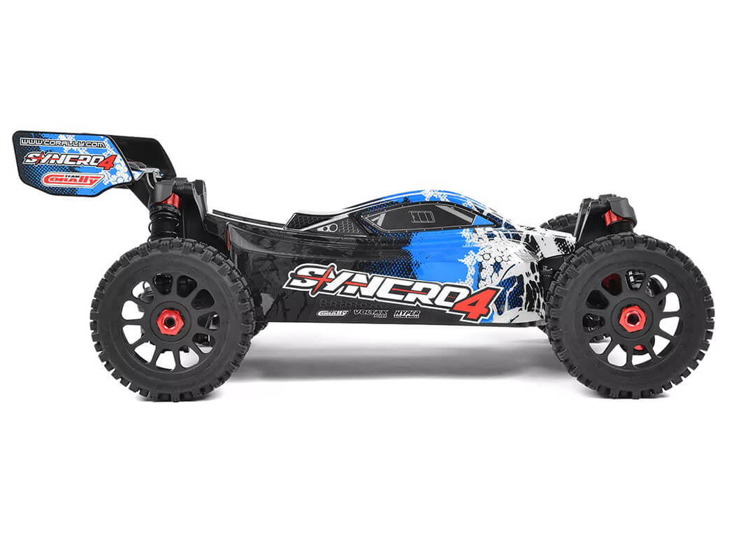 Corally Syncro-4 1/8 Brushless 4S Basher Buggy RTR - Blue - Image 19