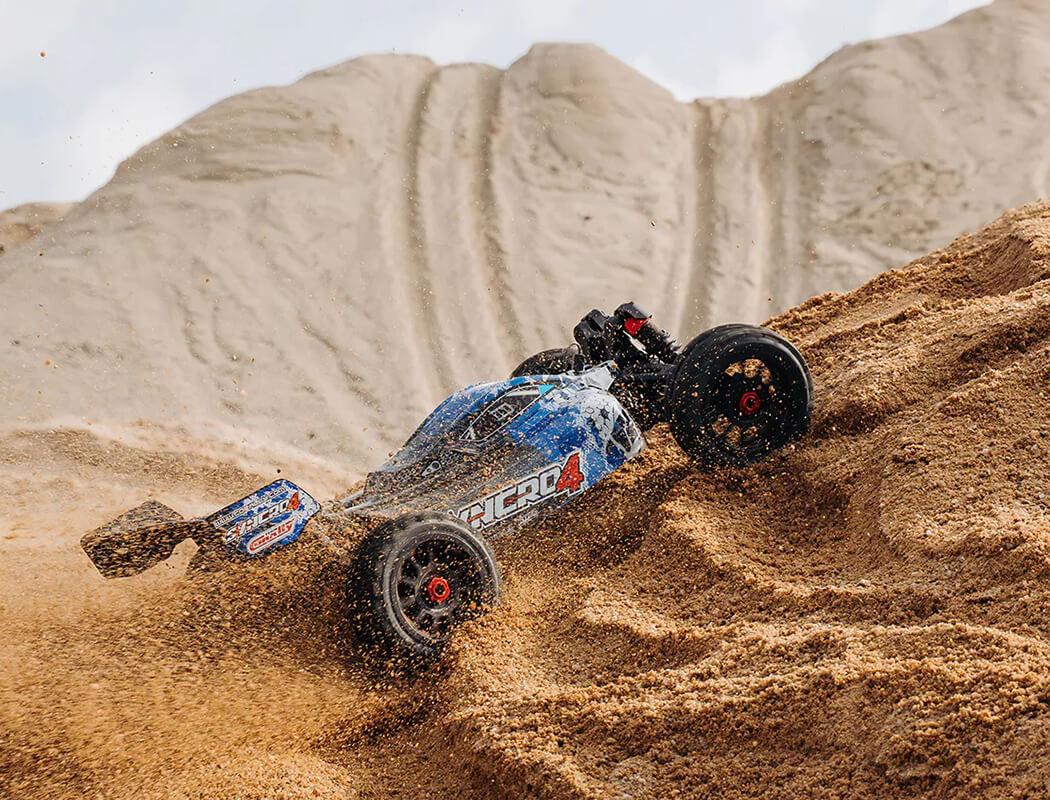 Corally Syncro-4 1/8 Brushless 4S Basher Buggy RTR - Blue - Image 32